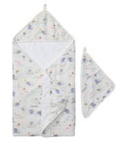 Load image into Gallery viewer, Hooded Towel Set - Mini Mathletes
